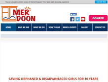 Tablet Screenshot of mer-doon.com